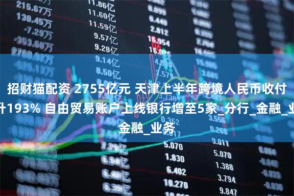 招财猫配资 2755亿元 天津上半年跨境人民币收付飙升193% 自由贸易账户上线银行增至5家_分行_金融_业务