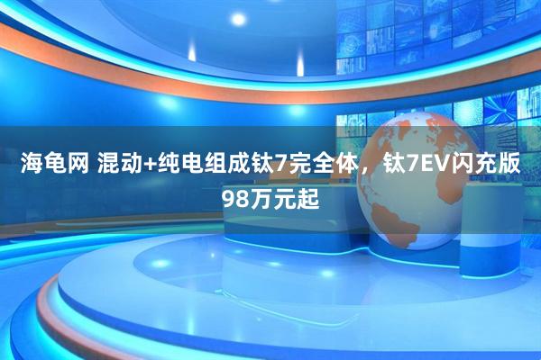 海龟网 混动+纯电组成钛7完全体，钛7EV闪充版98万元起